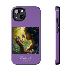 Butterfly Tough Phone Cases  Color Purple